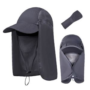 (KN84) 돌돌이마스크썬캡 탈부착 망사마스크