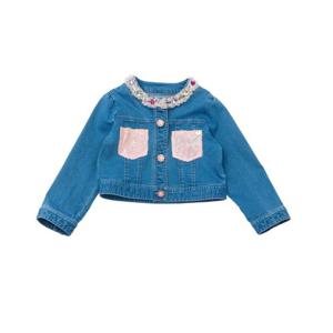 [프렌치캣(정상)]데님 꽃샤포켓 자켓(Q51DCK040)