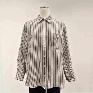 [비지트인뉴욕]스트라이프 오버핏 긴팔셔츠 VC2LS90