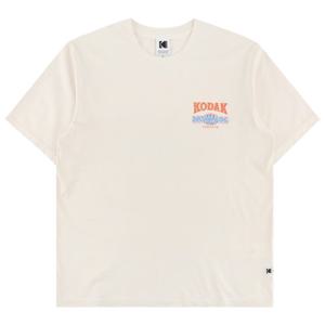 코닥 스노우 워싱 그래픽 반팔 티셔츠 K6223LRS11IVR