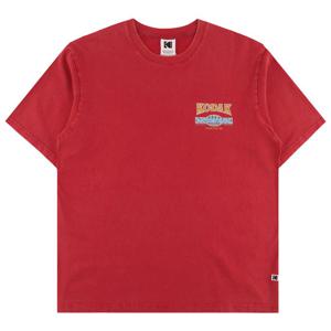 코닥 스노우 워싱 그래픽 반팔 티셔츠 K6223LRS11RED