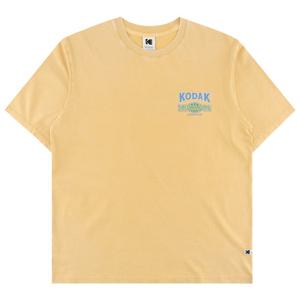 코닥 스노우 워싱 그래픽 반팔 티셔츠 K6223LRS11YLW