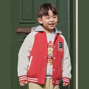 [탑텐키즈]공용) 후드 바시티 패딩 점퍼 (MKG1JP3211)