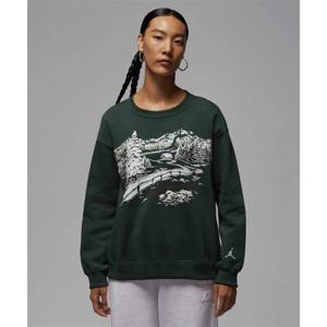 나이키 조던 브루클린 플리스 크루넥 스웻셔츠 W - 미드나이트 그린레드스톤화이트 HV3341-316 247687