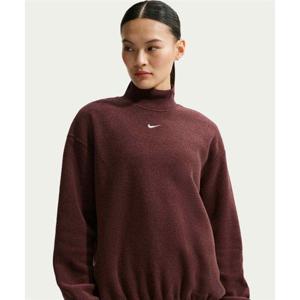 나이키 스포츠웨어 플러시 코지 플리스 오버사이즈 모크넥 탑 W - 버건디 크러시세일 HV2742-619 247508