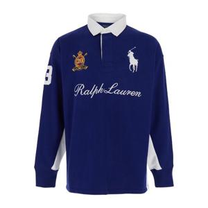 랄프로렌 맥시 홀스 자수 럭비 핏 폴로 티셔츠 710P03956 001