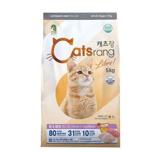[친절한도그씨]캐츠랑 리브레 5kg 프리미엄 고양이사료 캣츠랑사료