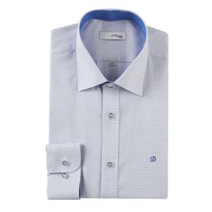 [에스티듀퐁(셔츠)]대전/블루 슬림핏/쾌적한 프리미엄 여름 긴팔셔츠 SE4SM21LS318SBU