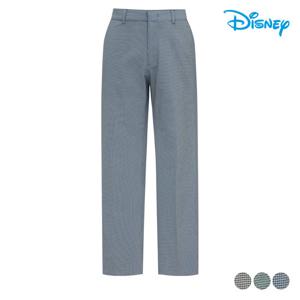 [디즈니골프]남성 지지미 체크 일자 팬츠 DL2MPA090