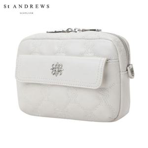 [세인트앤드류스] 여성 STA 로고 자수 퀼팅 투웨이 미니백