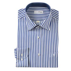 [에스티듀퐁(셔츠)]24대전/여름 긴팔 일반핏/구김없는 기능성 스트라이프 셔츠 SE4SM11LS116SNY