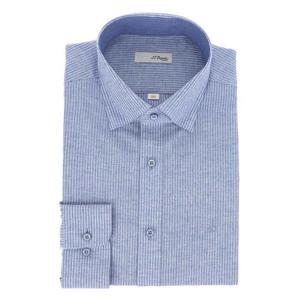 [에스티듀퐁(셔츠)]시원한 여름용  텐셀믹스 소재일반핏긴소매셔츠(SE4SM11LS118SBU)
