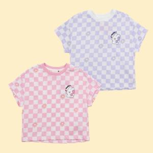 로엠걸즈슈야캐쥬얼 크롭 반팔티셔츠RGRA2443S