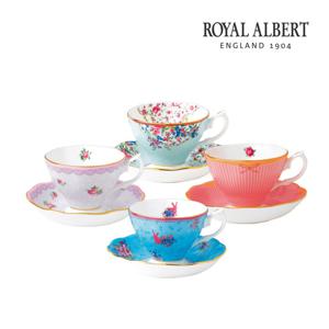 [로얄알버트]캔디컬렉션 커피잔 4인조 세트