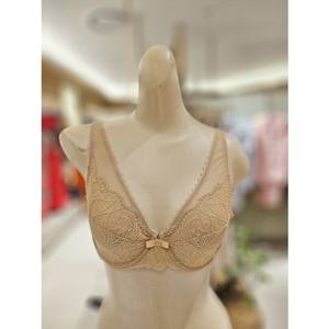 [BARBARA][ABR4431 스킨]시원한 보정라인 풀컵 홑겹 풀레이스 브래지어(B D컵)