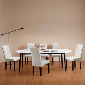베스트리빙 스칸디 코코 12T 포세린 세라믹 6인(1800) 식탁세트/의자 6개