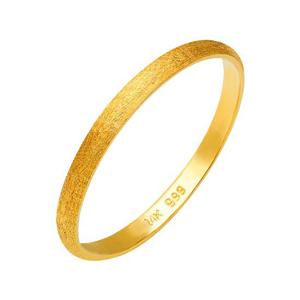 [한국금다이아몬드] 순금 반지 24K 금반지 무광 엥게이지 1.125g 애끼 링