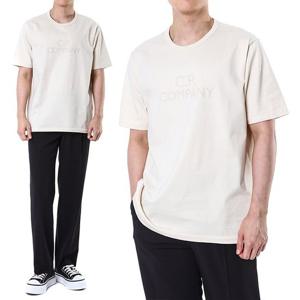 씨피컴퍼니 오버로크 로고자수 티셔츠/16CMTS148A 006203W 402