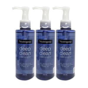 뉴트로지나 딥 클린 클렌징 오일 200ml 모공케어 3개 Ss