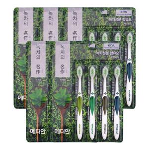 메디안 녹차의 명작 칫솔 4입 x5