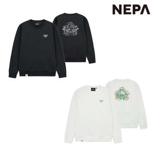 [네파]7KE5362 공용 가을 간절기 등산 캠핑 그린마인드 그래픽 맨투맨 긴팔 티셔츠