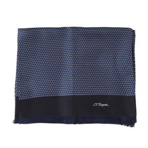 [에스티듀퐁(셔츠)]기하학패턴의간절기용양면실크넥카프 TE4FM63KS301TMI