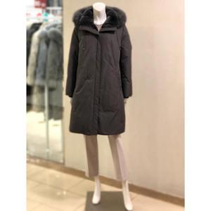 벨리시앙 세이브존01 토끼털 탈부착 후드 안감 구스  (3color) HZ3401ASD