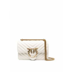 [PINKO] 라프리마 여성 크로스 바디 가방 Lovebird 퀼티드 백 100074A0GKZ14Q 화이트 /8