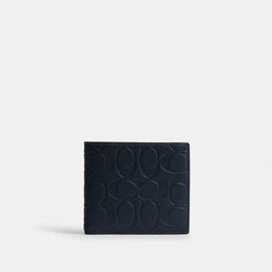 코치 코인 월렛 시그니처 레더 CX139-QBBHP 미드나잇
