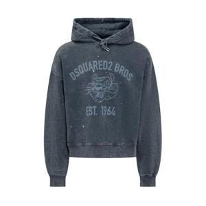 디스퀘어드2 후드 티셔츠 S74GU0848S25030 524 BLUE