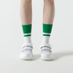 [먼싱웨어][30%OFF]여성 컬러 블럭 쿼터 삭스 그린(MQ122LSO14)