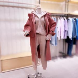 [시에로]DBSE4CTF065_핸드메이드 후드 롱 코트