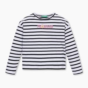 [베네통 키즈]베네통키즈 컬러스트라이프티셔츠 3FLQC10I1 BK