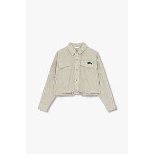 지컷 (7255160301) 라벨 포인트 스트링 헴 셔츠