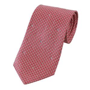 [에스티듀퐁(셔츠)]퍼플 기하학 큐빅 넥타이 TE5SM61KA008TPP