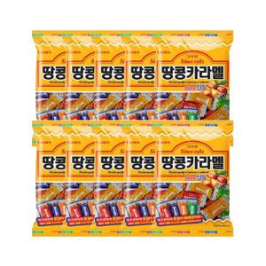 크라운 땅콩카라멜 120g x 10개