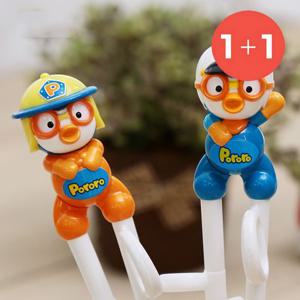 [에디슨]에디슨 유아 자기주도 젓가락 경찰&소방관 뽀로로 젓가락