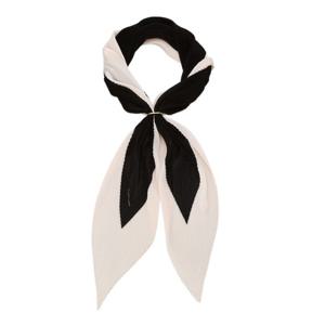 [질스튜어트] [스카프링세트]블랙 플리츠 마름모 스카프 JASC4F610BK