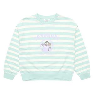 [에꼴리에]여아스트라이프 프린팅 맨투맨 티셔츠23A1455_MT