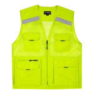 반사 망사 조끼(LD483) 형광그린