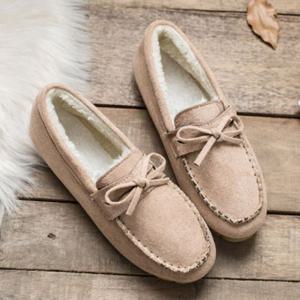 여자 겨울 모카신 캐주얼 로퍼 양털 구두 뽀글이슈