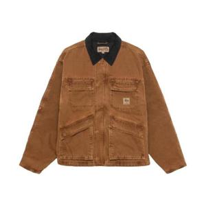 스투시 워시드 캔버스 샵 자켓 브론즈 115589