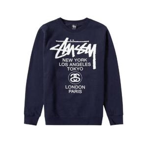 스투시 월드투어 크루넥 네이비 2021 3913614