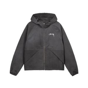 스투시 웨이브 다이 비치 쉘 자켓 블랙 115647