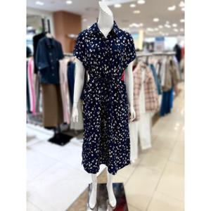 소고 세이브존01 여름 프린트 벨티드 롱 원피스 AL2PA09