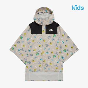 노스페이스 키즈 NJ2HR21S 베이지 노벨티 마운틴 판쵸