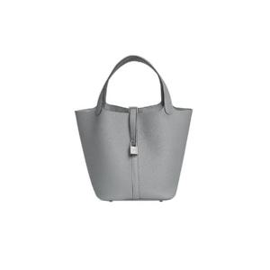 에르메스 피코탄 락 22 백 클레망스   팔라듐 하드웨어 그리 팬틴 H060991CKP0