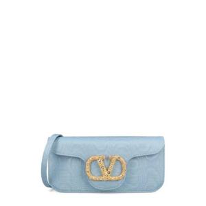 Valentino Loco VLogo 시그니처 폴드오버 탑 클러치 백 6W2B0R24LDG D4S TP934728022