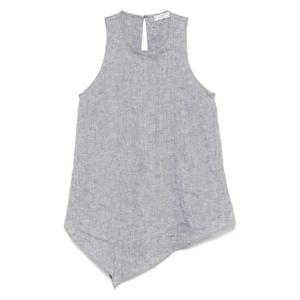 25 FW 페세리코 리넨 비대칭 탑 S0802002600 TP436661921