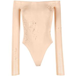 25 FW 메종마르지엘라 오프숄더 긴소매 바디수트 S62NA0061S24361 TP438329387